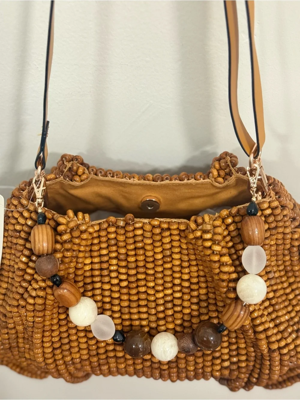 Celandine Beaded Cinched Clutch Bag